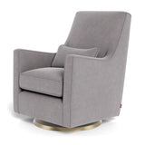 Fauteuil Berçant et Pivotant Luca - Pebble Gris / Or-Monte-MTE-LUCA-PEBBL-O-CLÉMENT