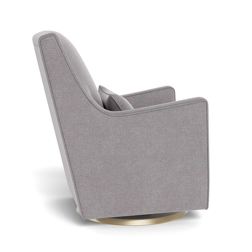 Fauteuil Berçant et Pivotant Luca - Pebble Gris / Or-Monte-MTE-LUCA-PEBBL-O-CLÉMENT