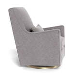 Fauteuil Berçant et Pivotant Luca - Pebble Gris / Or-Monte-MTE-LUCA-PEBBL-O-CLÉMENT