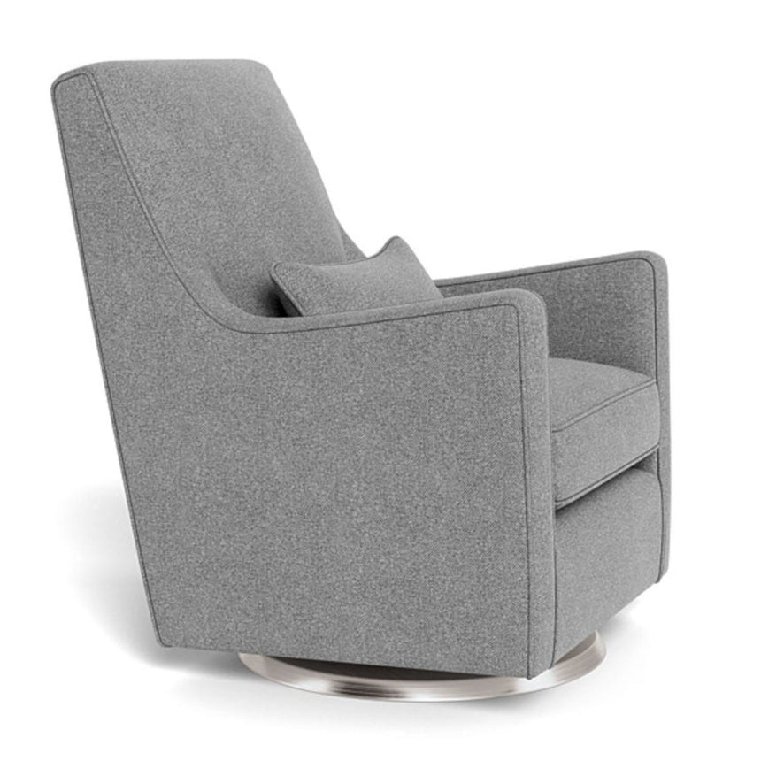 Fauteuil Berçant et Pivotant Luca - Pepper Gris / Argent-Monte-MTE-LUCA-PEPPE-A-CLÉMENT