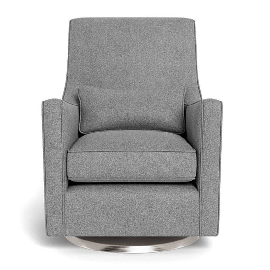 Fauteuil Berçant et Pivotant Luca - Pepper Gris / Argent-Monte-MTE-LUCA-PEPPE-A-CLÉMENT