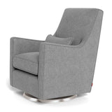 Fauteuil Berçant et Pivotant Luca - Pepper Gris / Argent-Monte-MTE-LUCA-PEPPE-A-CLÉMENT