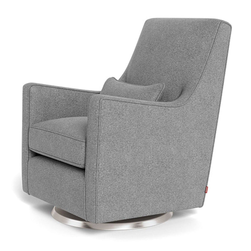 Fauteuil Berçant et Pivotant Luca - Pepper Gris / Argent-Monte-MTE-LUCA-PEPPE-A-CLÉMENT