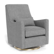 Fauteuil Berçant et Pivotant Luca - Pepper Gris / Or-Monte-MTE-LUCA-PEPP-OR-CLÉMENT