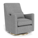 Fauteuil Berçant et Pivotant Luca - Pepper Gris / Or-Monte-MTE-LUCA-PEPP-OR-CLÉMENT