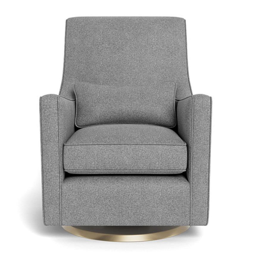 Fauteuil Berçant et Pivotant Luca - Pepper Gris / Or-Monte-MTE-LUCA-PEPP-OR-CLÉMENT
