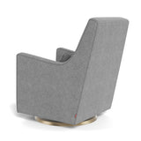 Fauteuil Berçant et Pivotant Luca - Pepper Gris / Or-Monte-MTE-LUCA-PEPP-OR-CLÉMENT
