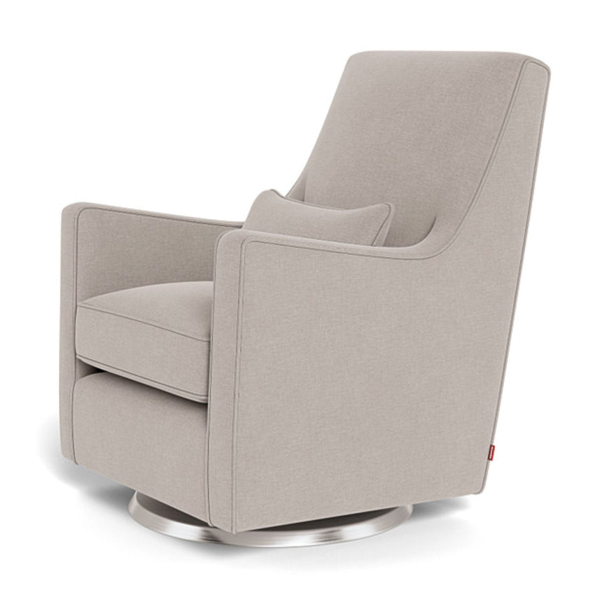 Fauteuil Berçant et Pivotant Luca - Sand / Argent-Monte-MTE-LUCA-SAND-AR-CLÉMENT
