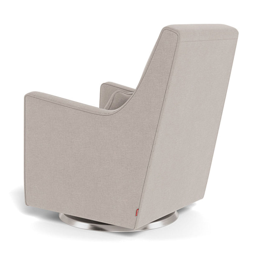 Fauteuil Berçant et Pivotant Luca - Sand / Argent-Monte-MTE-LUCA-SAND-AR-CLÉMENT