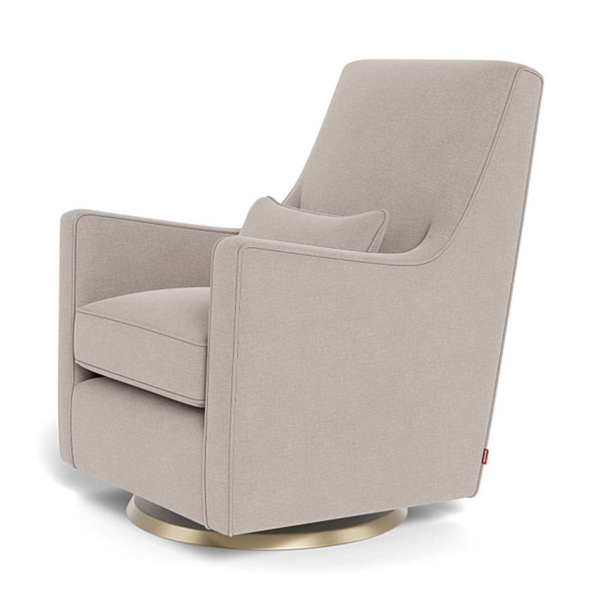 Fauteuil Berçant et Pivotant Luca - Sand / Or-Monte-MTE-LUCA-SAND-OR-CLÉMENT