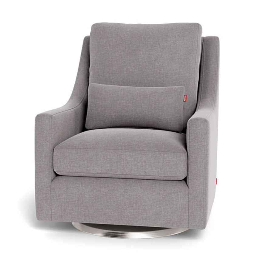 Fauteuil Berçant et Pivotant Vera - Pebble Gris / Argent-Monte-MTE-VERA-PEBB-AR-CLÉMENT