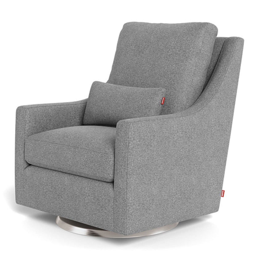 Fauteuil Berçant et Pivotant Vera - Pepper Gris / Argent-Monte-MTE-VERA-PEPPE-A-CLÉMENT