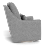 Fauteuil Berçant et Pivotant Vera - Pepper Gris / Argent-Monte-MTE-VERA-PEPPE-A-CLÉMENT