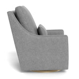 Fauteuil Berçant et Pivotant Vera - Pepper Gris / Or-Monte-MTE-VERA-PEPPE-O-CLÉMENT
