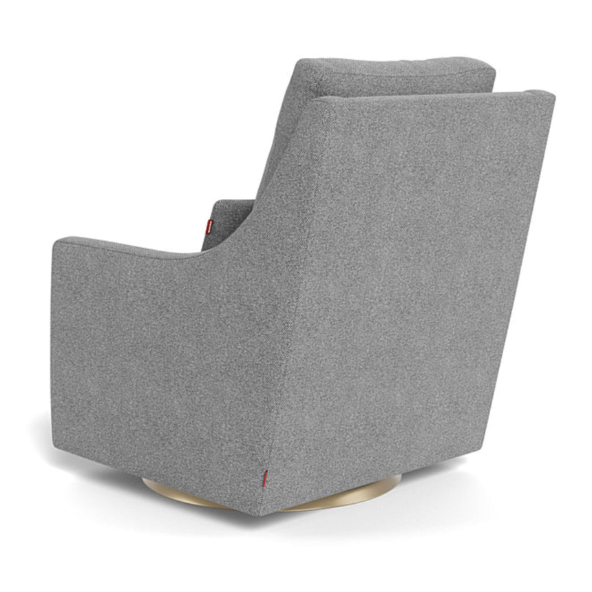 Fauteuil Berçant et Pivotant Vera - Pepper Gris / Or-Monte-MTE-VERA-PEPPE-O-CLÉMENT