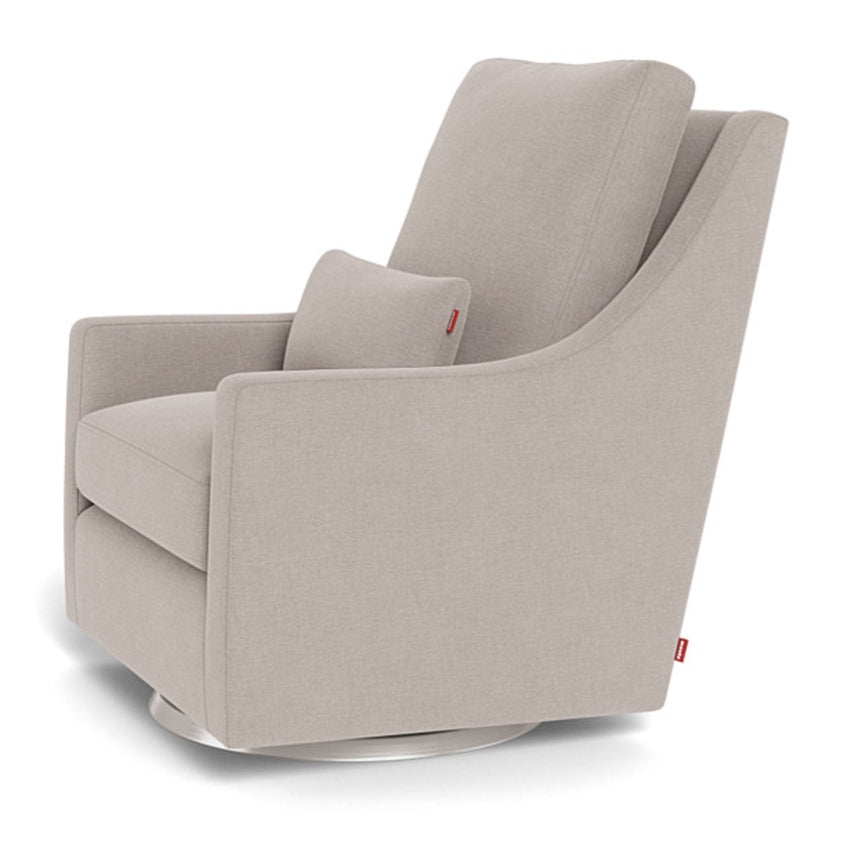 Fauteuil Berçant et Pivotant Vera - Sand / Argent-Monte-MTE-VERA-SAND-A-CLÉMENT