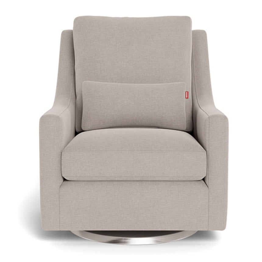 Fauteuil Berçant et Pivotant Vera - Sand / Argent-Monte-MTE-VERA-SAND-A-CLÉMENT
