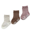 Bas (3) Beige Rose 6-36mois-Mini et toi-Rose-6-12 m-MTI-BAS02RS-CLÉMENT