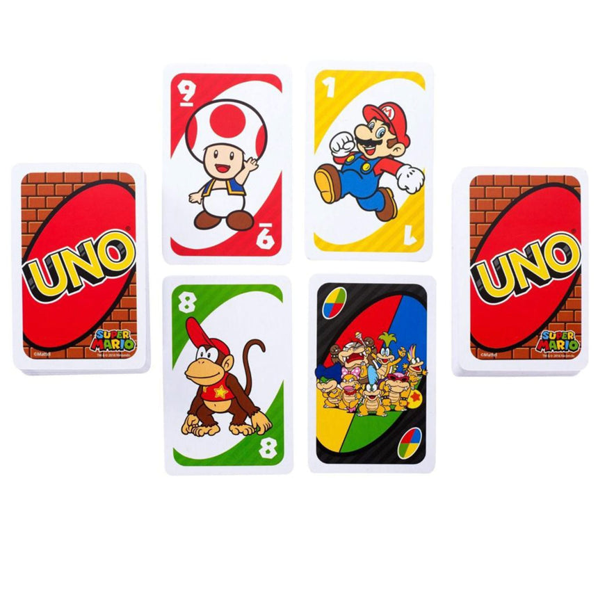 Jeu Uno Mario Bros-Mattel-MTL-595DRD00-CLÉMENT