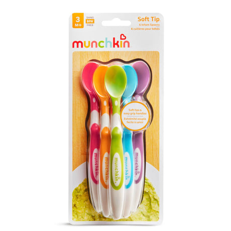 Cuillères Souples Pour Bébé (6)-Munchkin-MUN-10062-10072-CLÉMENT