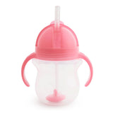 Gobelet Any Angle™ Click Lock avec Paille 7oz - Rose-Munchkin-MUN-10840-10850A-CLÉMENT