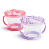 Tasse à Collation (2) - Rose / Mauve-Munchkin-MUN-17924-17934A-CLÉMENT