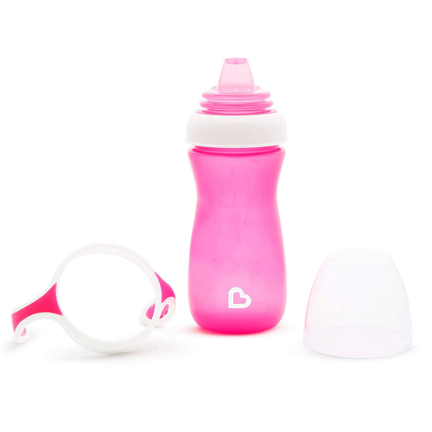 Gobelet avec Poignée 10oz - Rose-Munchkin-MUN-21336-21346A-CLÉMENT