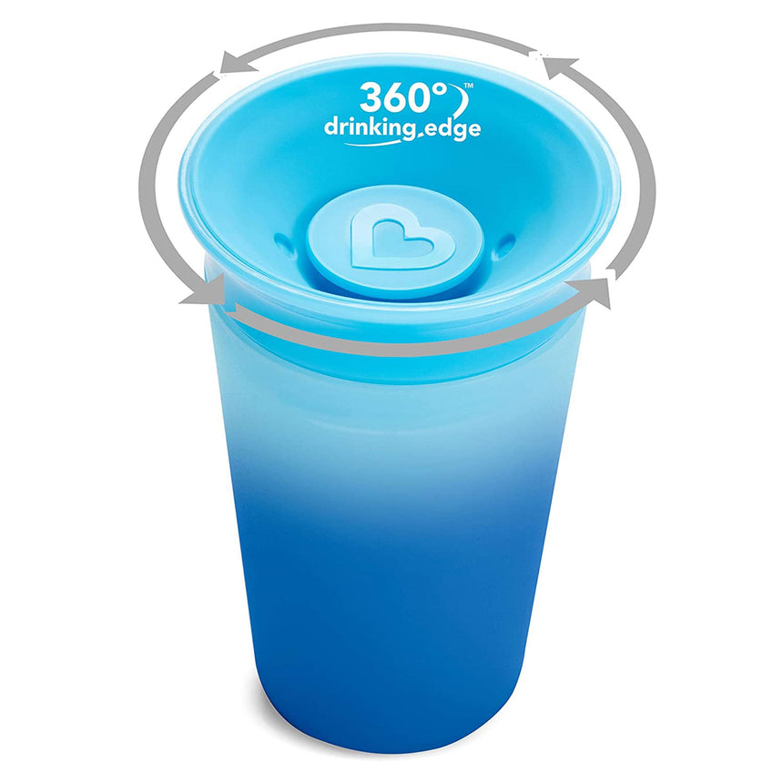 Verre Miracle® 360° 9oz - Bleu Magique-Munchkin-MUN-21337-21347A-CLÉMENT