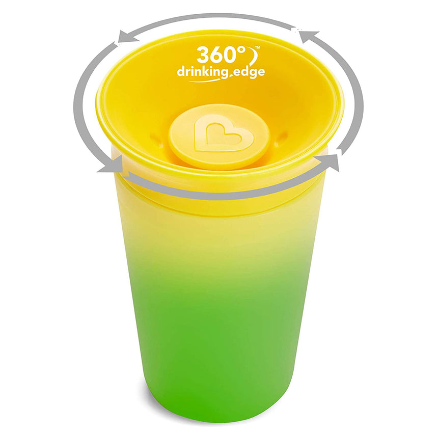 Verre Miracle® 360° 9oz - Jaune Magique-Munchkin-MUN-21338-21348A-CLÉMENT