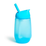 Gobelet avec Paille Simple Clean™ 10oz - Bleu-Munchkin-MUN-21424-CLÉMENT