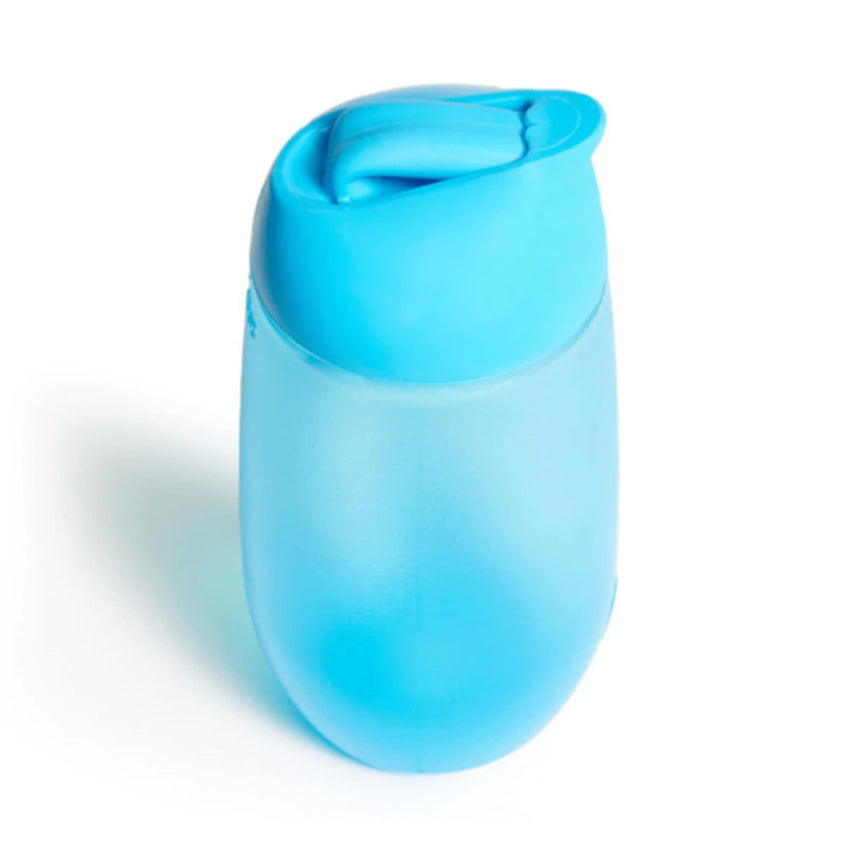 Gobelet avec Paille Simple Clean™ 10oz - Bleu-Munchkin-MUN-21424-CLÉMENT
