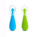 Cuillères Silicone (2) - Bleu-Munchkin-MUN-27147-17291-CLÉMENT