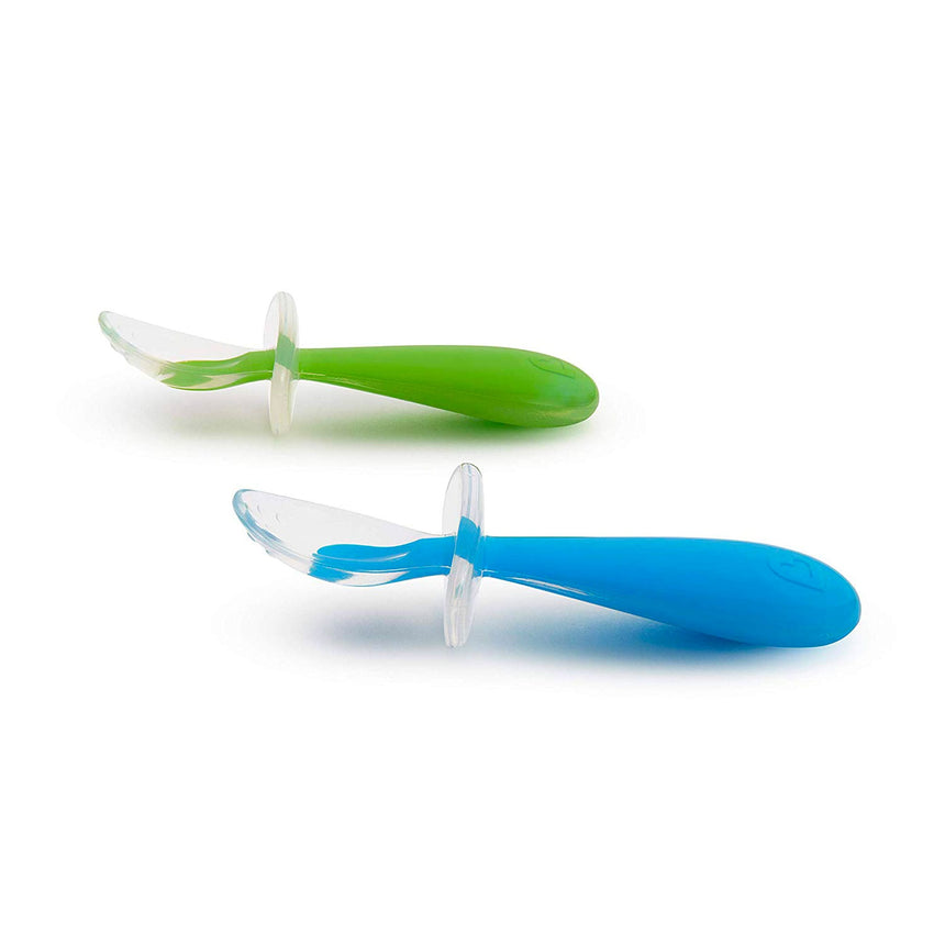 Cuillères Silicone (2) - Bleu-Munchkin-MUN-27147-17291-CLÉMENT