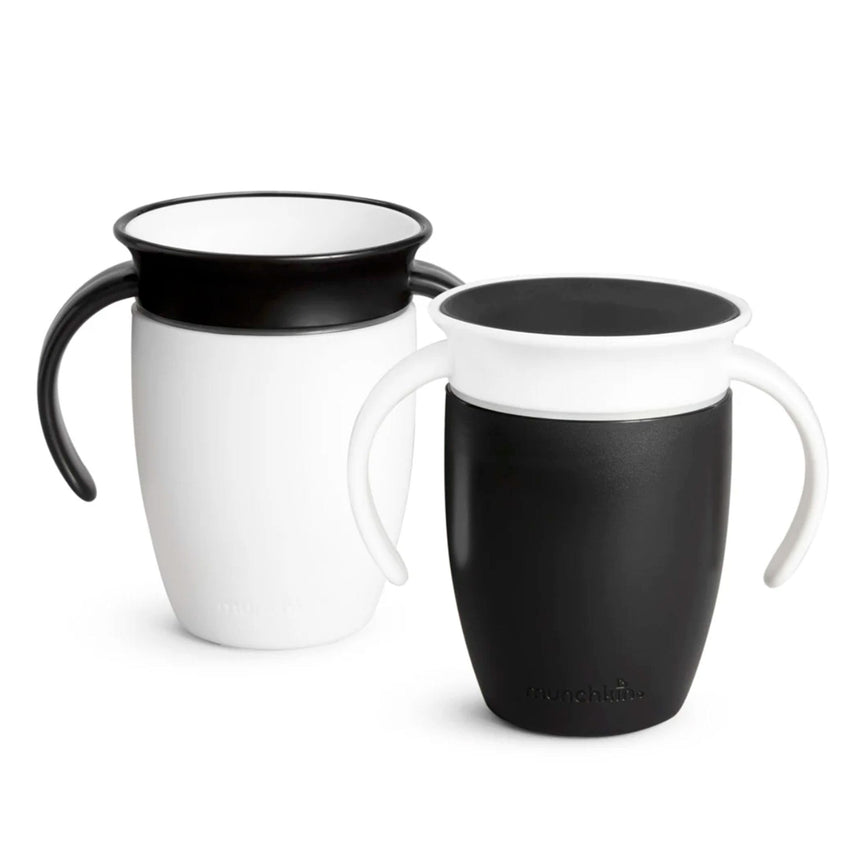 Gobelet Miracle® 360° 7oz - Noir et Blanc-Munchkin-MUN-28099-CLÉMENT