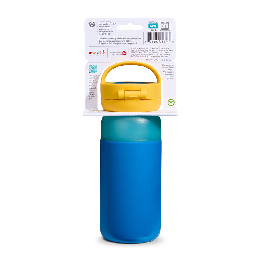 Bouteille isotherme Stay Cool - Bleue, 12 oz-Munchkin-MUN-28674P-CLÉMENT