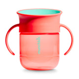 Tasse Gobelet d’Apprentissage Miracle 360° 7 oz (2) - Corail/Mauve-Munchkin-MUN-28697P-CLÉMENT