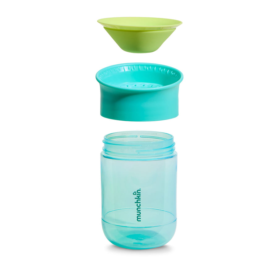 Tasse Gobelets Miracle 360° 10 oz (2) - Bleu/Jaune-Munchkin-MUN-28700P-CLÉMENT