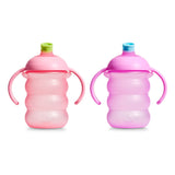 Gobelets d’Apprentissage Click Lock à Bec Résistant aux Morsures 8 oz (2) - Rose/Mauve-Munchkin-MUN-28717P-CLÉMENT