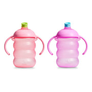 Gobelets d’Apprentissage Click Lock à Bec Résistant aux Morsures 8 oz (2) - Rose/Mauve-Munchkin-MUN-28717P-CLÉMENT