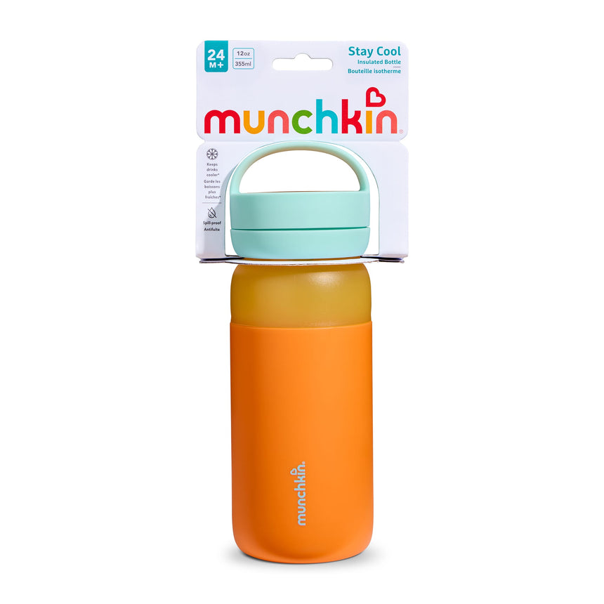 Bouteille isotherme Stay Cool - Orange, 12 oz-Munchkin-MUN-28753P-CLÉMENT