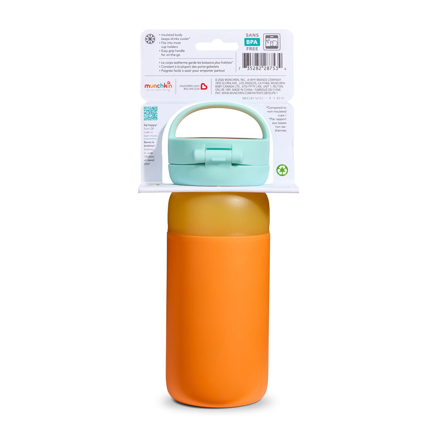 Bouteille isotherme Stay Cool - Orange, 12 oz-Munchkin-MUN-28753P-CLÉMENT