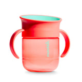 Tasse Gobelet d’Apprentissage Miracle 360° 7 oz - Corail-Munchkin-MUN-28791-CORAL-CLÉMENT