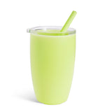 Gobelet Simple Clean™ à Paille 10oz - Vert-Munchkin-MUN-38046-CLÉMENT