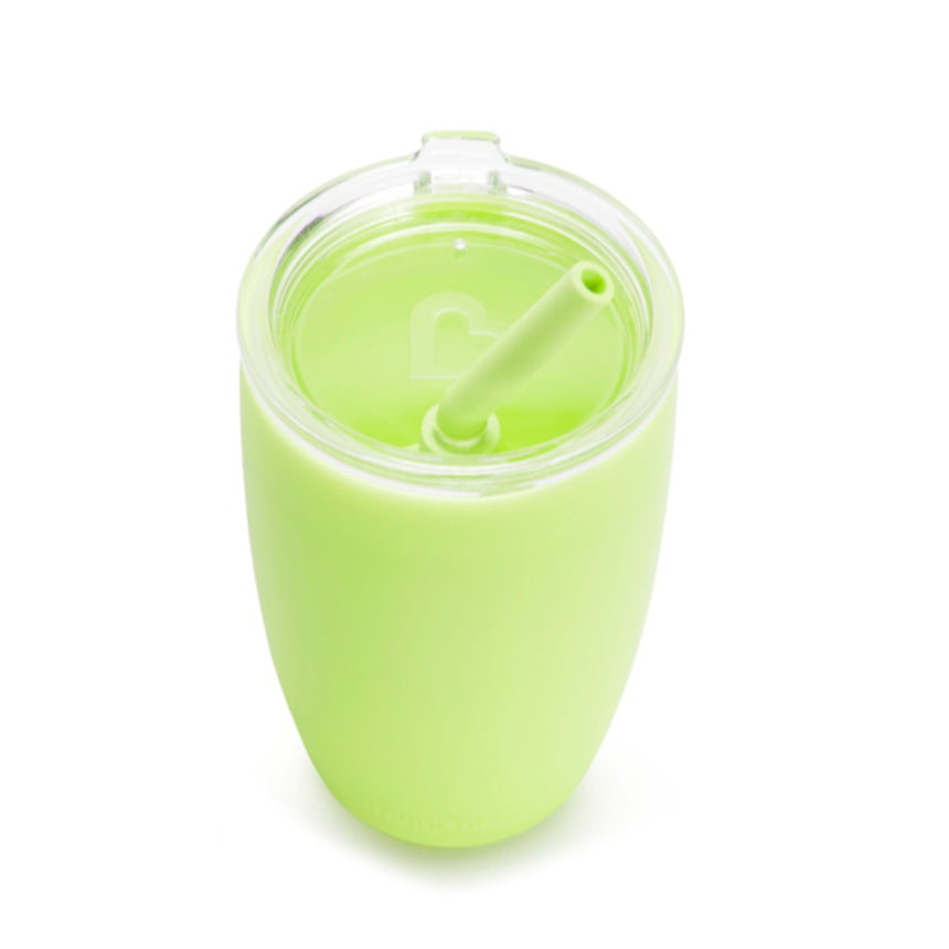 Gobelet Simple Clean™ à Paille 10oz - Vert-Munchkin-MUN-38046-CLÉMENT