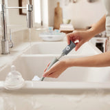 Brosse à Biberon 2-en-1 Ventouse Bristle™ - Gris-Munchkin-MUN-38106-CLÉMENT