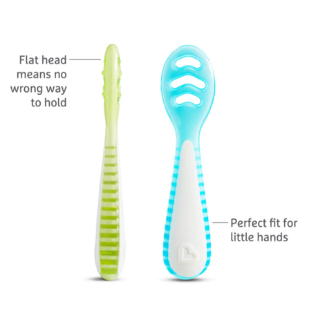 Cuillères d'Apprentissage Gentle Dip™ (2) - Bleu-Munchkin-MUN-38113-CLÉMENT