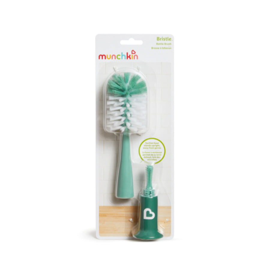 Brosse à Biberon 2-en-1 Ventouse Bristle™ - Sauge-Munchkin-MUN-38121-CLÉMENT