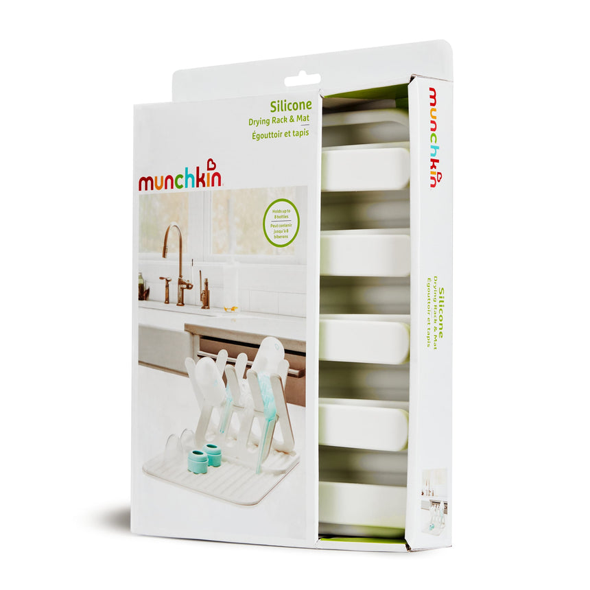 Égouttoir et Tapis en Silicone-Munchkin-MUN-38170-CLÉMENT