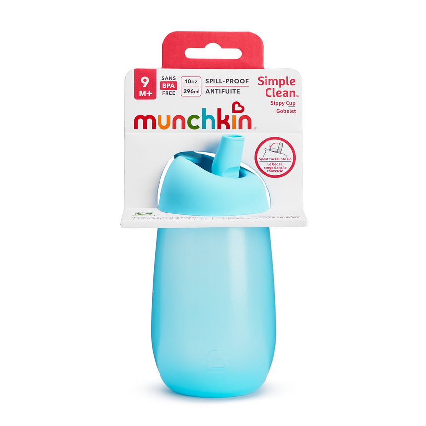 Gobelet Paille 10 oz Bleu-Munchkin-MUN-38334-CLÉMENT