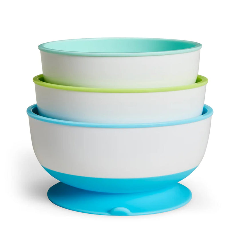 Ensemble Bols Et Couvercles (3) - Bleu-Munchkin-MUN-41720-CLÉMENT